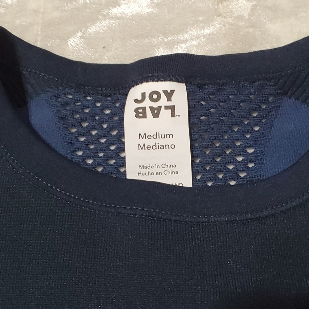 Joy Lab Blue Razor Back Tank Top - Picture 2 of 7